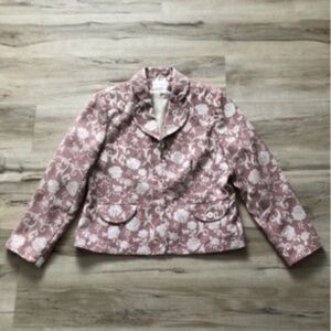 Vanity Fair Pink Floral Women's Blazer